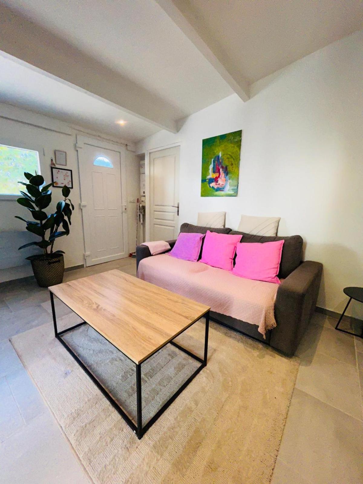 Maisons Detente Jardin, Terrasse Vue Mer Et Spa Marsella Habitación foto
